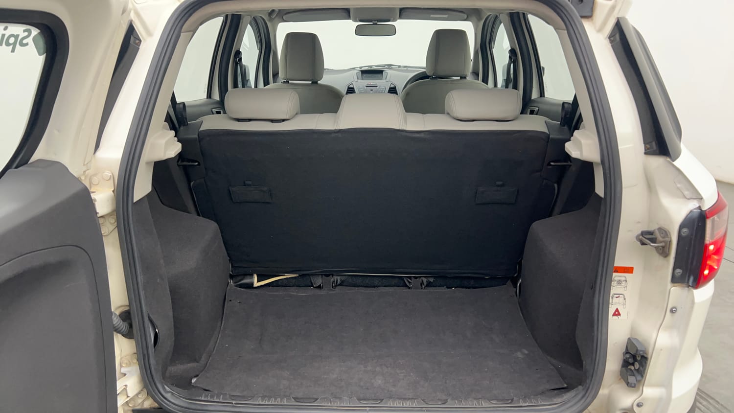 Used 2017 Ford EcoSport Trend 1.5L TDCi Diesel Manual interior DICKY INSIDE VIEW