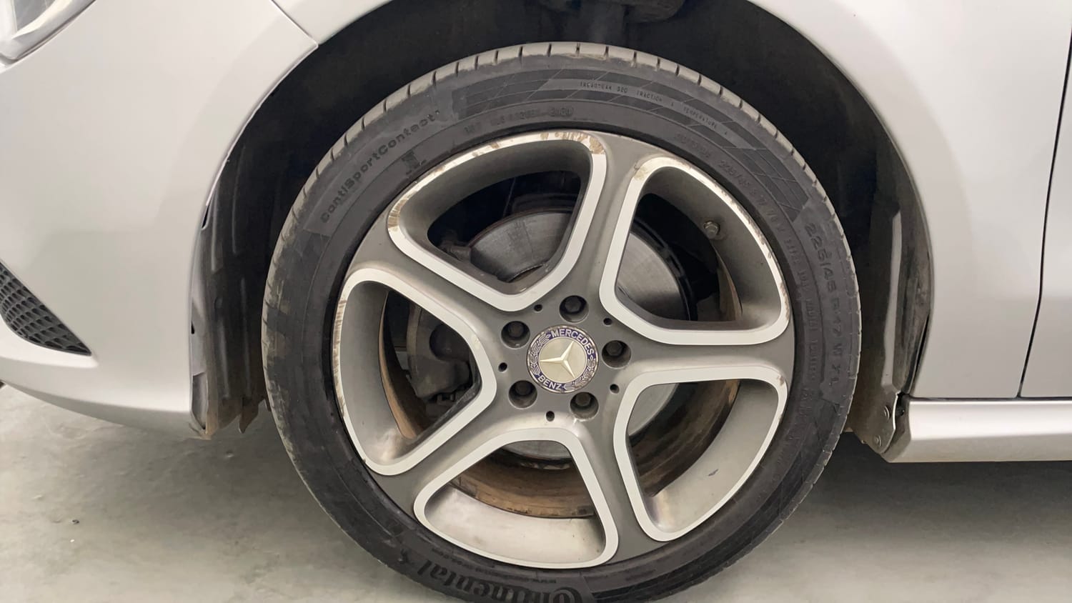Used 2016 Mercedes-Benz CLA 200 CDI Sport Diesel Automatic tyres LEFT FRONT TYRE RIM VIEW