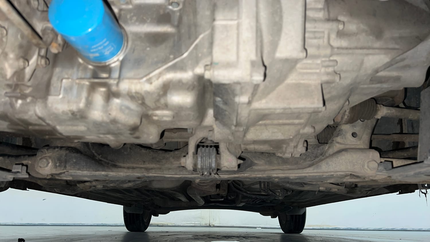 Used 2021 Honda Amaze 1.2 V MT Petrol Petrol Manual extra FRONT LEFT UNDERBODY VIEW