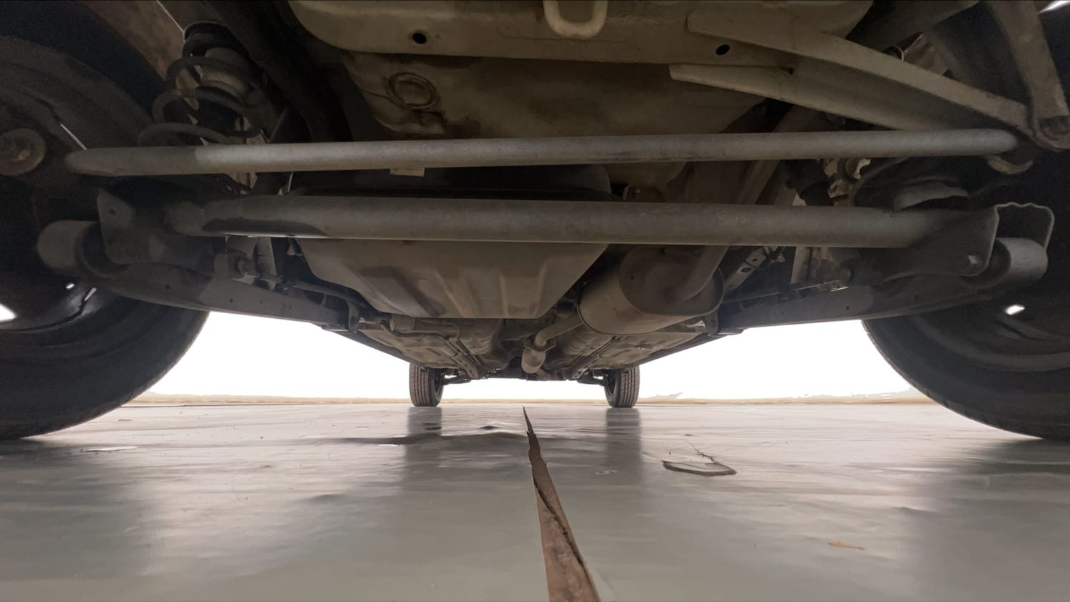 Used 2017 Maruti Suzuki Alto K10 VXi Petrol Manual extra REAR UNDERBODY VIEW (TAKEN FROM REAR)