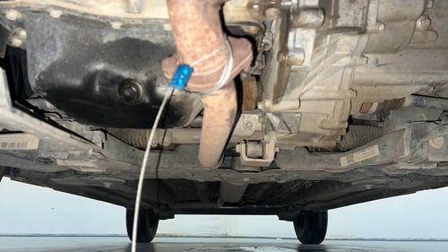 Used 2023 Tata Punch Adventure Rhythm Pack MT Petrol Manual extra FRONT LEFT UNDERBODY VIEW
