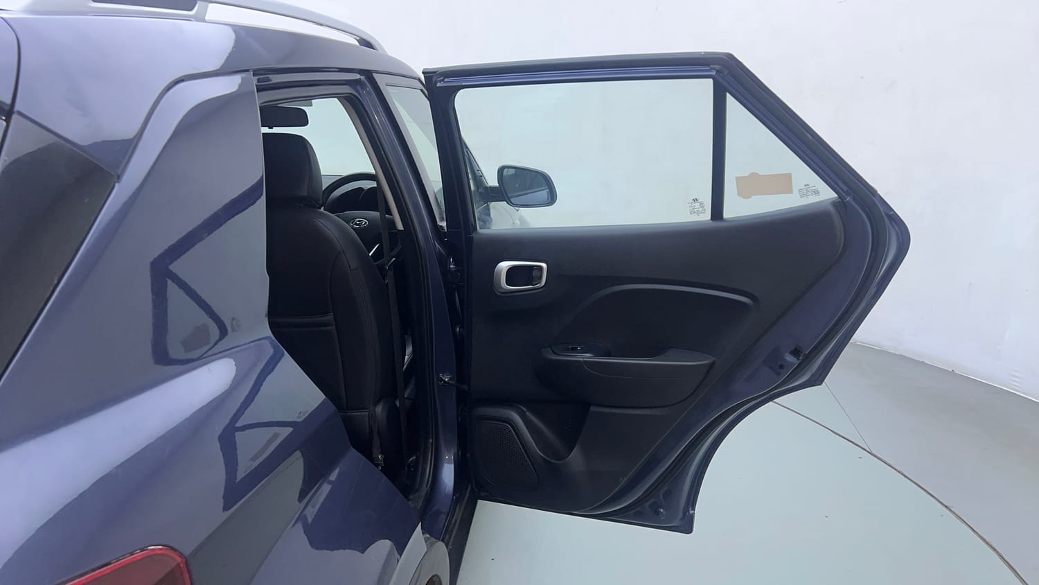 Used 2019 Hyundai Venue S 1.2 Petrol Petrol Manual interior RIGHT REAR DOOR OPEN VIEW