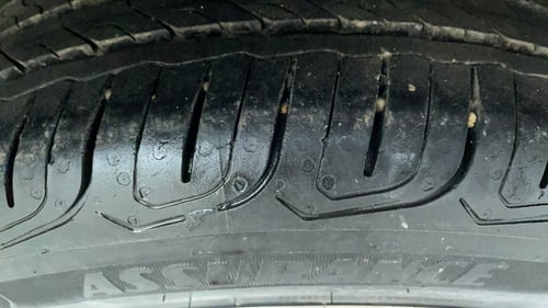Used 2022 Tata Altroz XZA Petrol Petrol Automatic tyres RIGHT REAR TYRE TREAD VIEW
