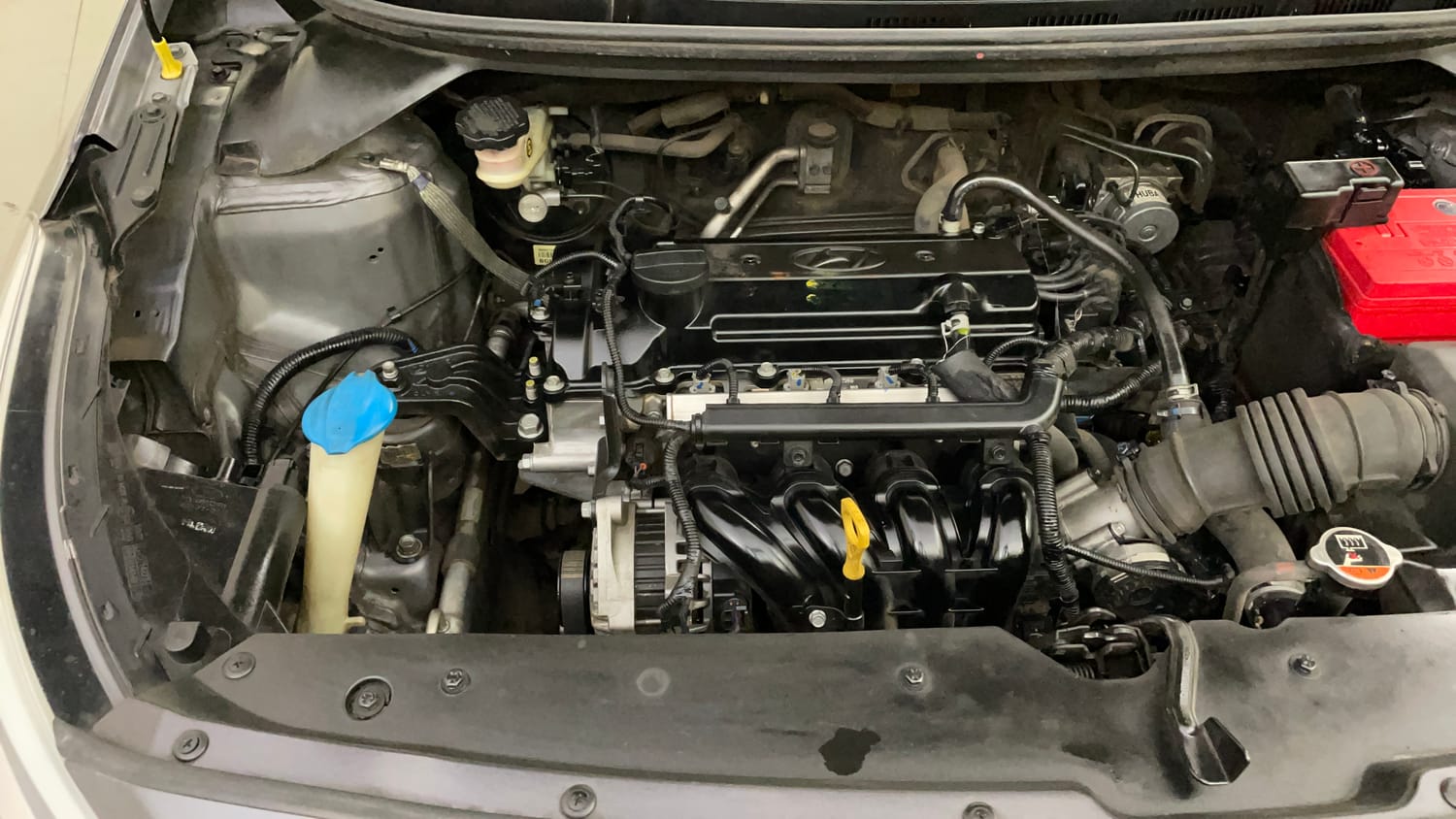 Used 2017 Hyundai Elite i20 Asta 1.2 Petrol Manual engine ENGINE RIGHT SIDE VIEW