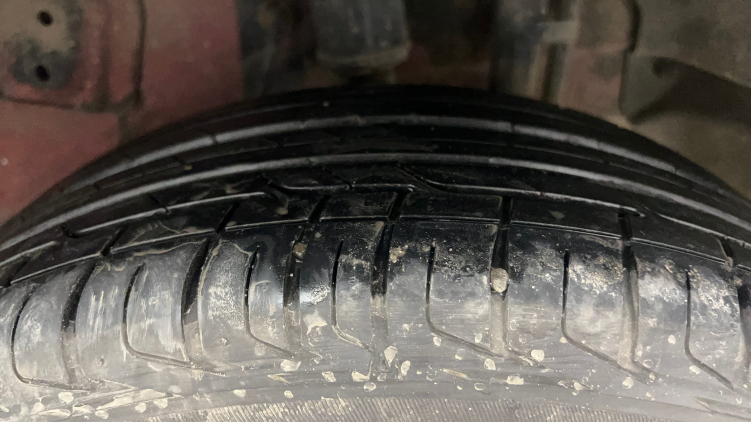 Used 2018 Tata Nexon XZA Plus Petrol Petrol Automatic tyres LEFT REAR TYRE TREAD VIEW