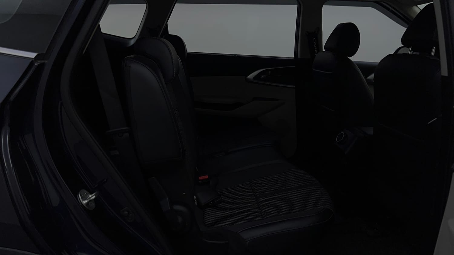 Used 2022 Kia Carens Prestige Plus 1.4 Petrol MT 7 STR Petrol Manual interior RIGHT SIDE REAR DOOR CABIN VIEW