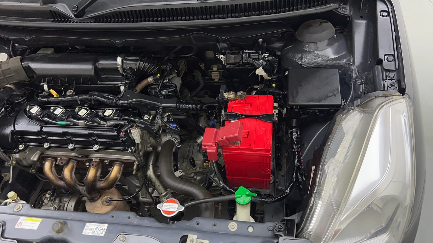 Used 2017 Maruti Suzuki Baleno Delta 1.2 Petrol Manual engine ENGINE LEFT SIDE VIEW