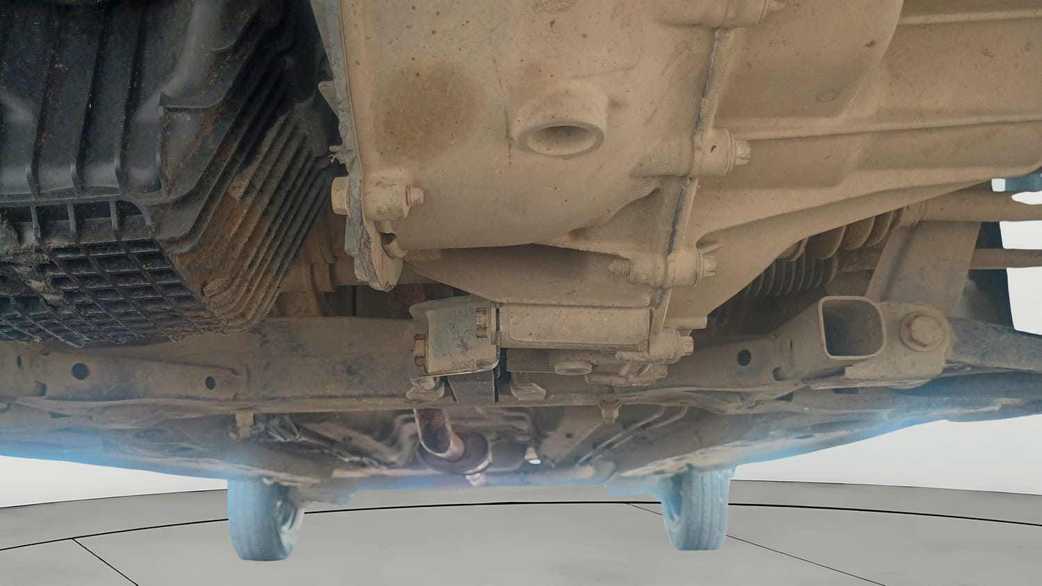 Used 2019 Renault Kwid RXT Opt Petrol Manual extra FRONT LEFT UNDERBODY VIEW