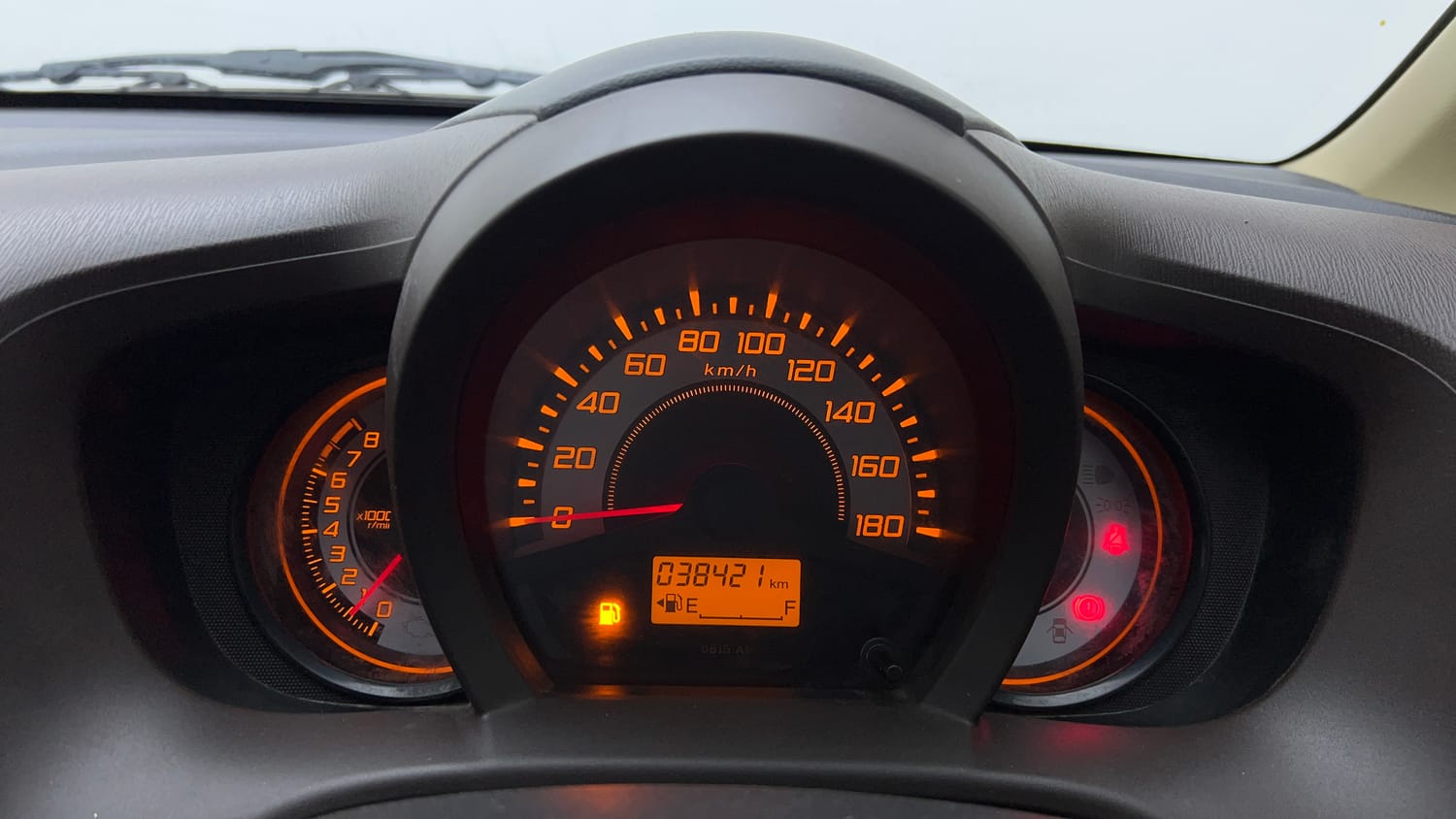 Used 2013 Honda Brio S MT Petrol Manual interior CLUSTERMETER VIEW