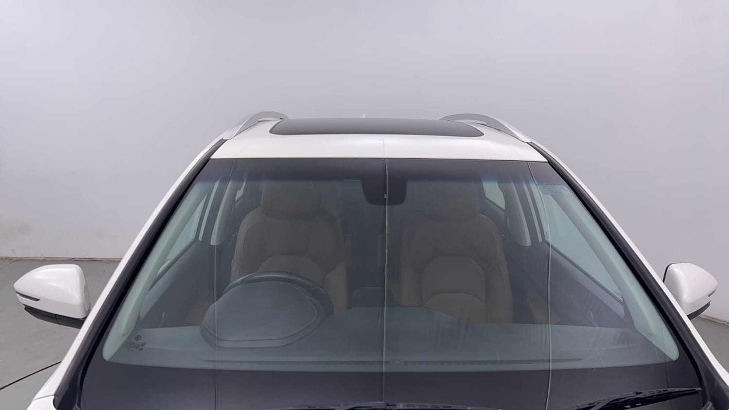 Used 2021 MG Motors Hector Plus Sharp 2.0 Diesel Turbo MT 6-STR Diesel Manual exterior FRONT WINDSHIELD VIEW