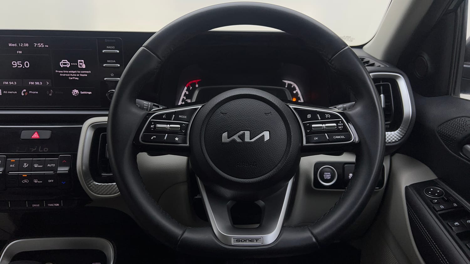 Used 2023 Kia Sonet HTX 1.0 DCT Petrol Automatic interior STEERING VIEW