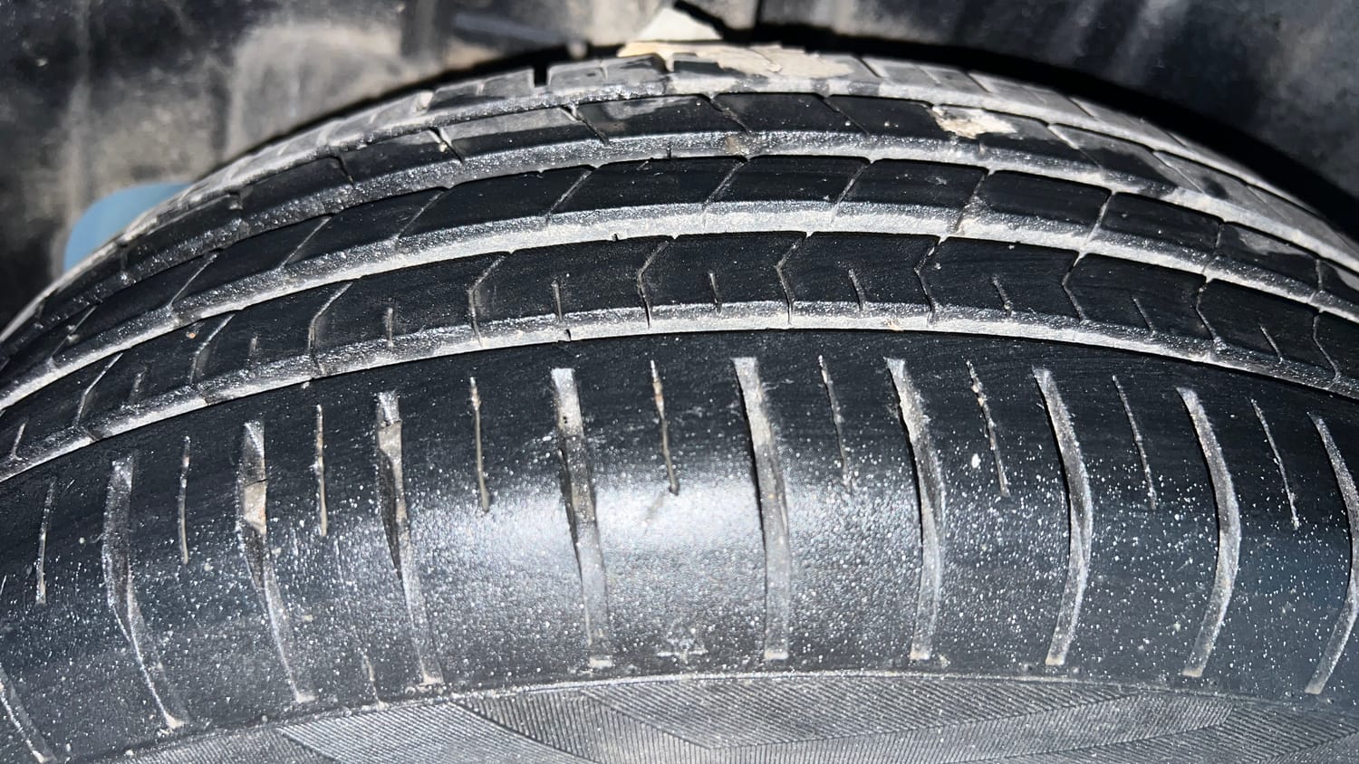 Used 2023 Maruti Suzuki Baleno Sigma MT Petrol Manual tyres RIGHT REAR TYRE TREAD VIEW