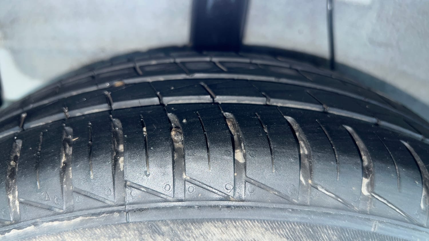 Used 2026 Hyundai Grand i10 Nios Magna 1.2 Kappa Petrol Manual tyres RIGHT REAR TYRE TREAD VIEW