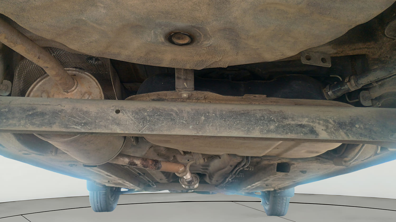 Used 2019 Renault Kwid RXT Opt Petrol Manual extra REAR UNDERBODY VIEW (TAKEN FROM REAR)