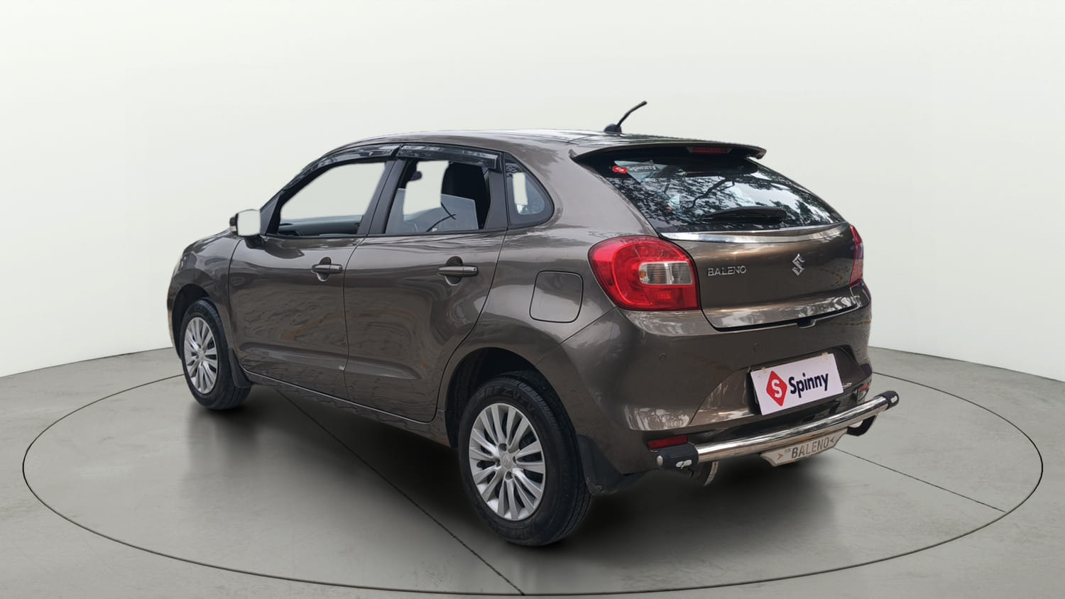 Used 2021 Maruti Suzuki Baleno Delta Petrol Manual exterior LEFT REAR CORNER VIEW