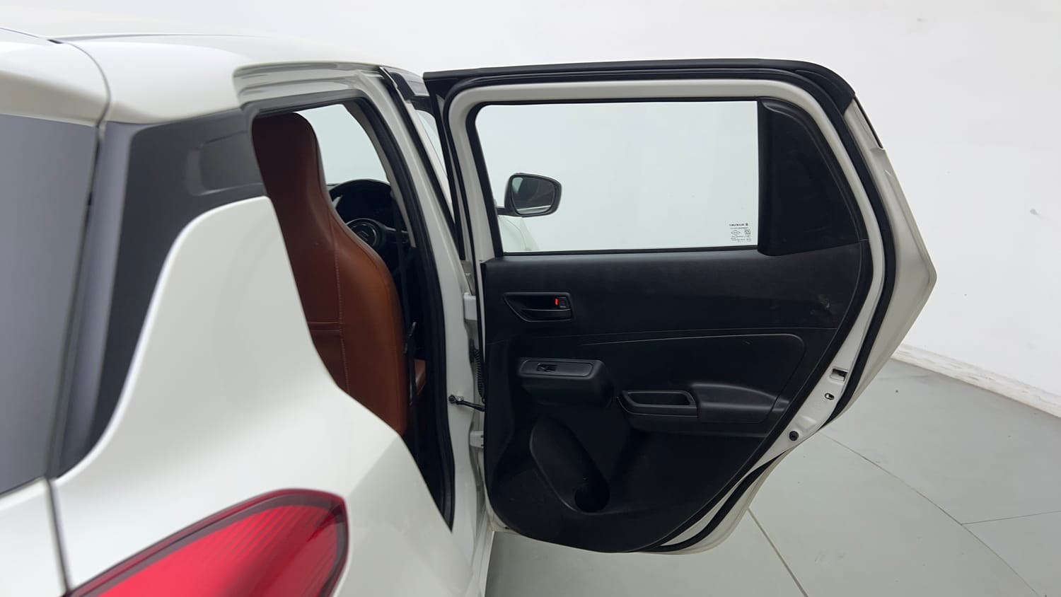 Used 2023 Maruti Suzuki Swift LXi Petrol Manual interior RIGHT REAR DOOR OPEN VIEW