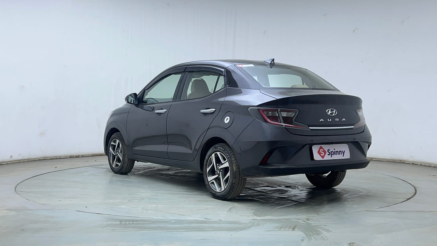 Used 2020 Hyundai Aura SX 1.2 (O) Petrol Petrol Manual exterior LEFT REAR CORNER VIEW