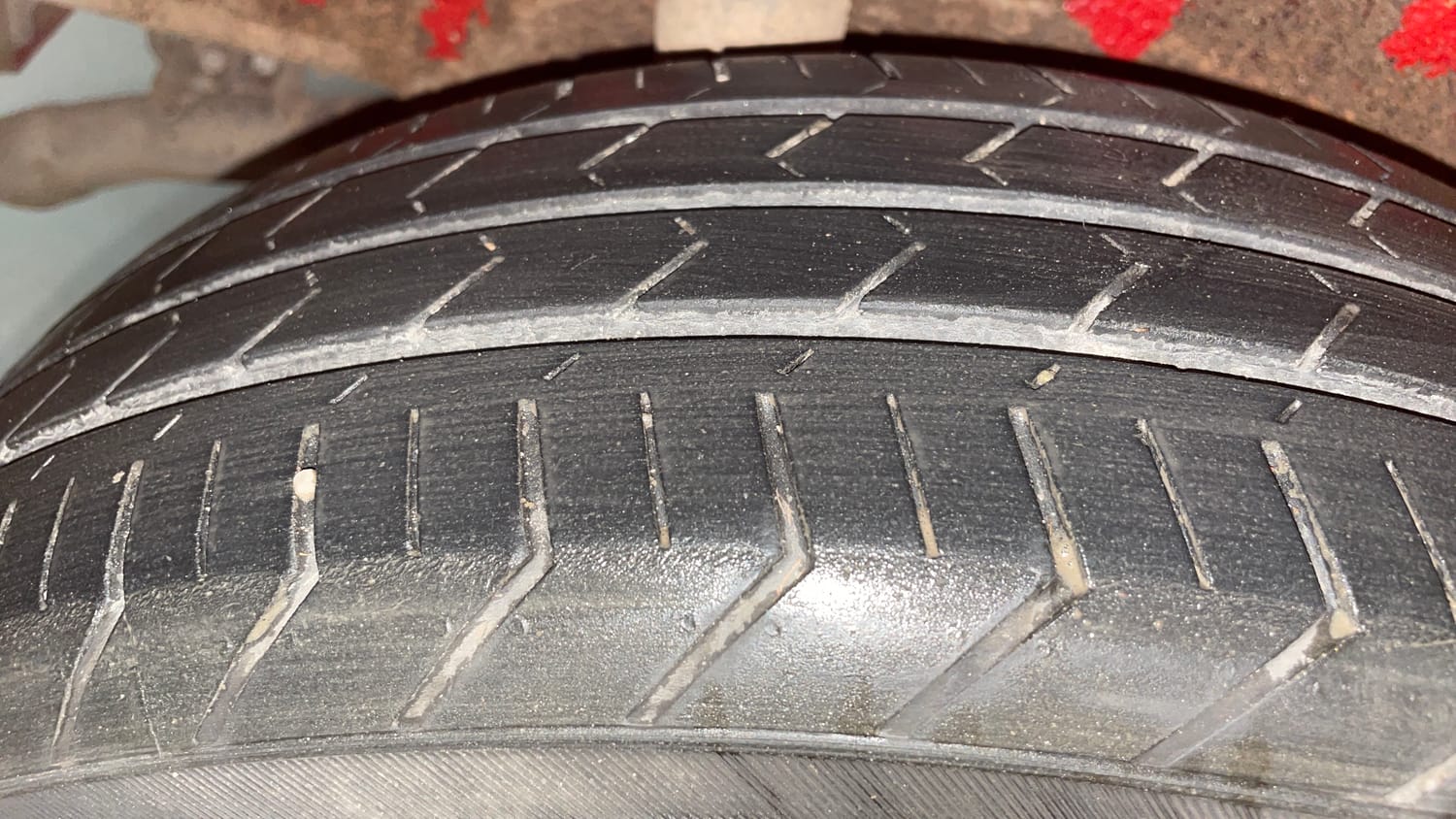 Used 2024 Maruti Suzuki Celerio ZXi Plus Petrol Manual tyres RIGHT REAR TYRE TREAD VIEW