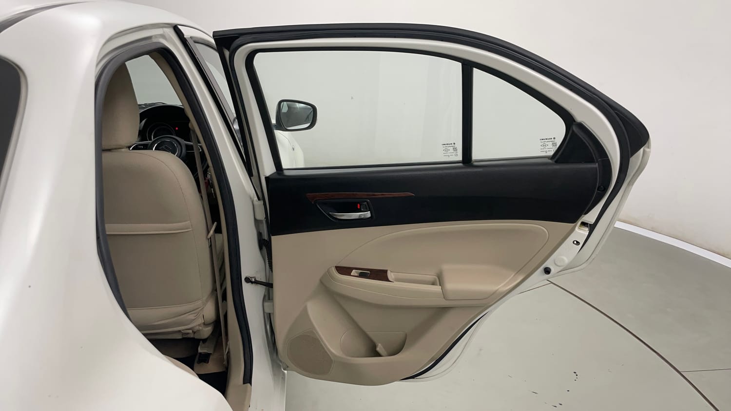 Used 2019 Maruti Suzuki Dzire VXi AMT Petrol Automatic interior RIGHT REAR DOOR OPEN VIEW