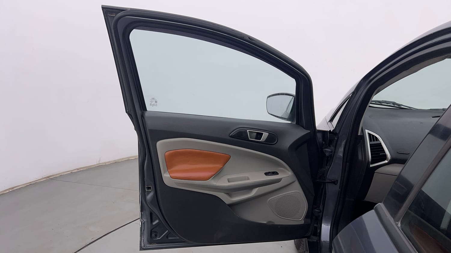 Used 2016 Ford EcoSport Trend 1.5L Ti-VCT Petrol Manual interior LEFT FRONT DOOR OPEN VIEW