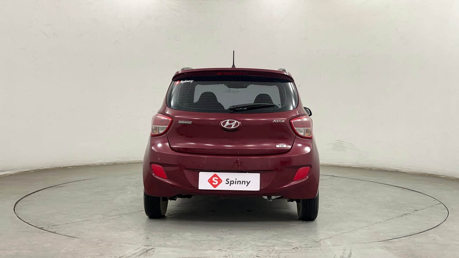 Used 2013 Hyundai Grand i10 Asta 1.2 Kappa VTVT (O) Petrol Manual exterior BACK VIEW