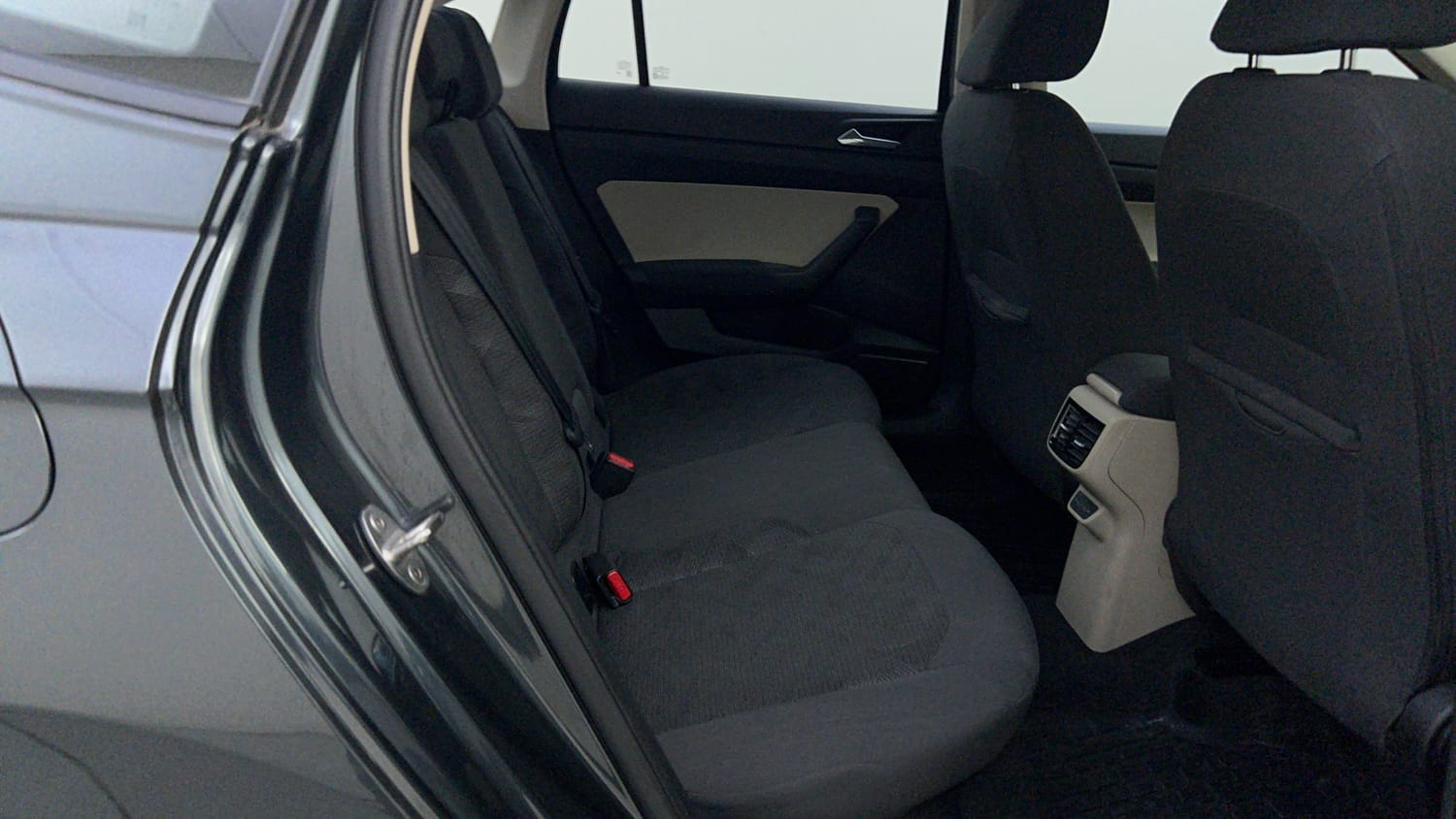 Used 2024 Skoda Slavia Ambition 1.0L TSI MT Petrol Manual interior RIGHT SIDE REAR DOOR CABIN VIEW