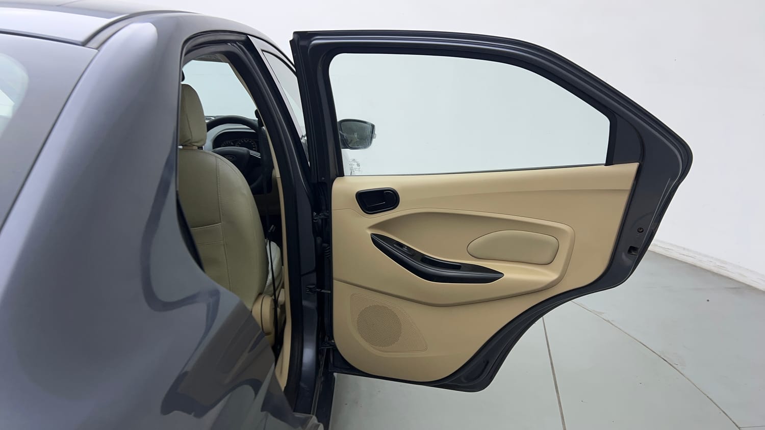 Used 2018 Ford Figo Aspire Titanium 1.2 Ti-VCT Petrol Manual interior RIGHT REAR DOOR OPEN VIEW