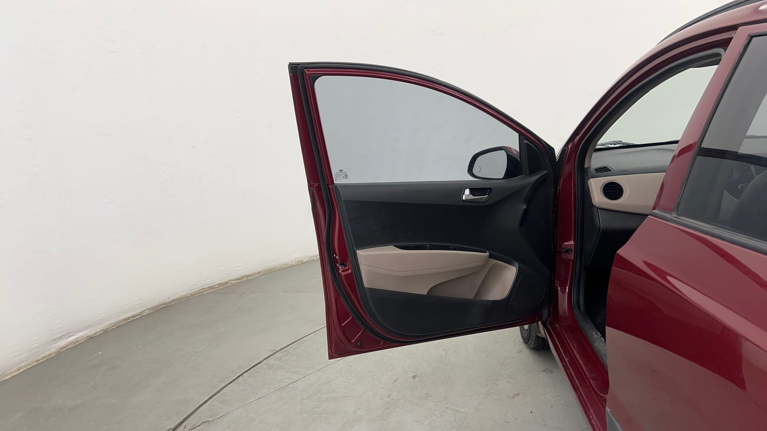 Used 2013 Hyundai Grand i10 Asta 1.2 Kappa VTVT (O) Petrol Manual interior LEFT FRONT DOOR OPEN VIEW