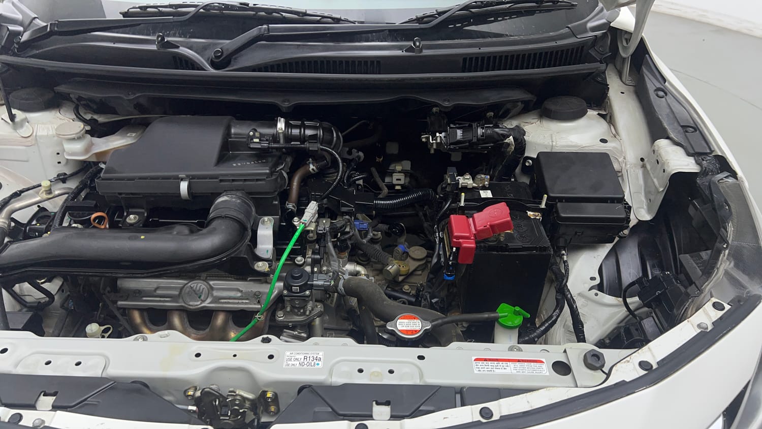 Used 2022 Maruti Suzuki Baleno Delta MT Petrol Manual engine ENGINE LEFT SIDE VIEW