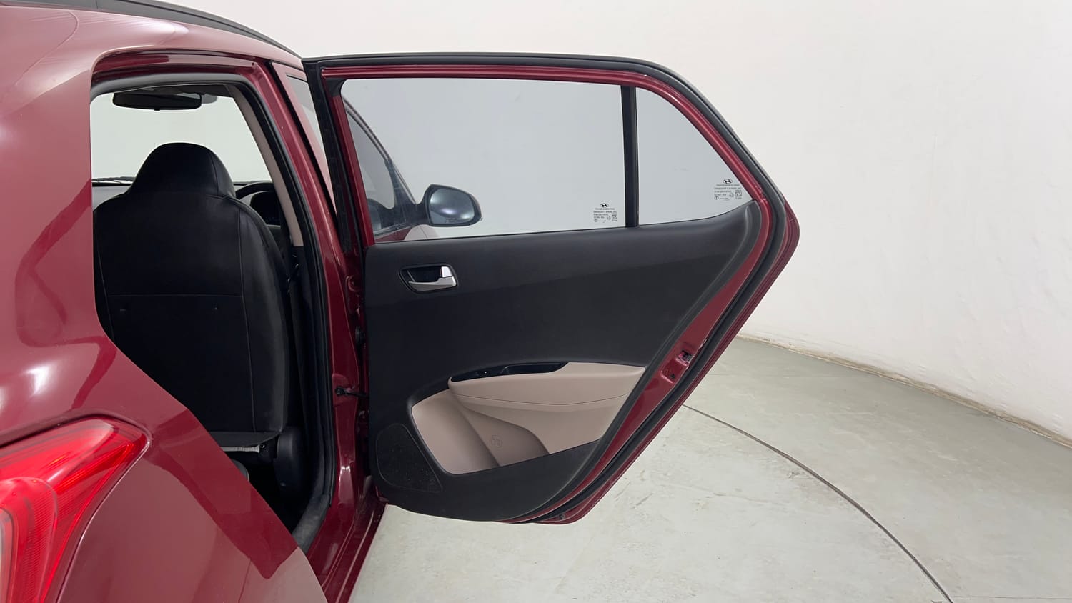 Used 2013 Hyundai Grand i10 Asta 1.2 Kappa VTVT (O) Petrol Manual interior RIGHT REAR DOOR OPEN VIEW