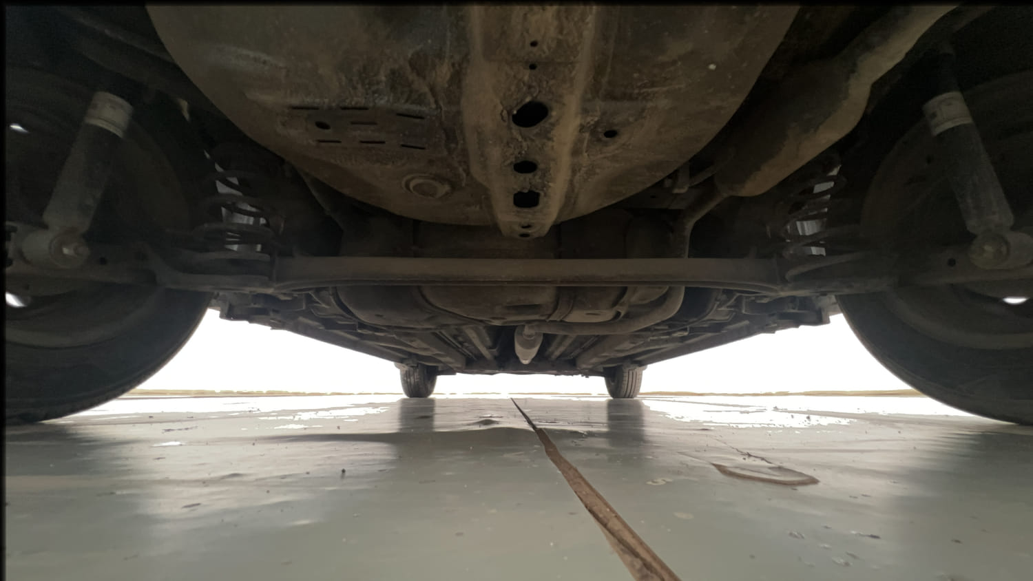 Used 2013 Maruti Suzuki Swift VXi Petrol Manual extra REAR UNDERBODY VIEW (TAKEN FROM REAR)