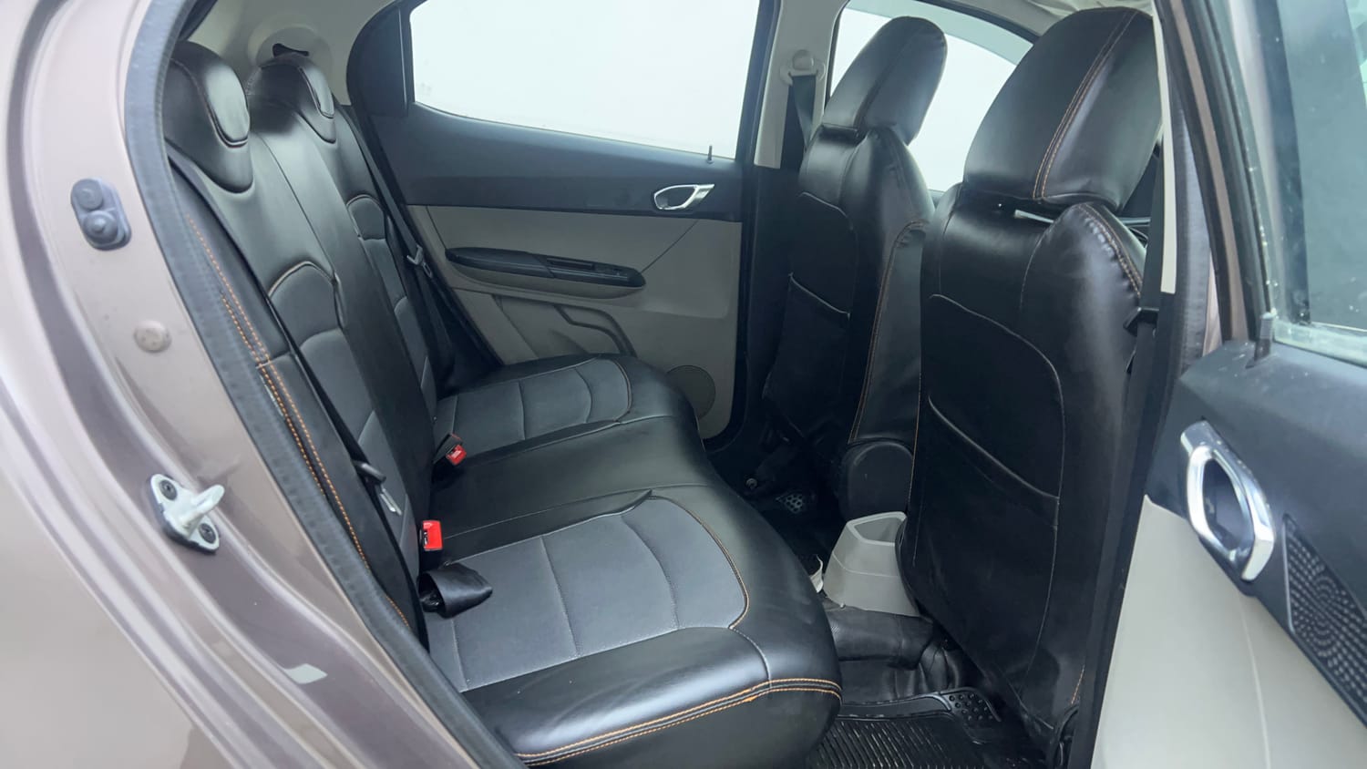 Used 2018 Tata Tiago Revotron XZA Petrol Automatic interior RIGHT SIDE REAR DOOR CABIN VIEW