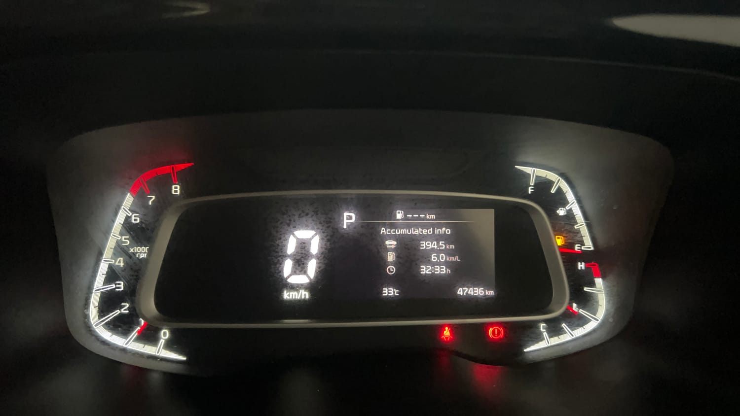 Used 2021 Kia Sonet GTX Plus 1.0 DCT Petrol Automatic interior CLUSTERMETER VIEW