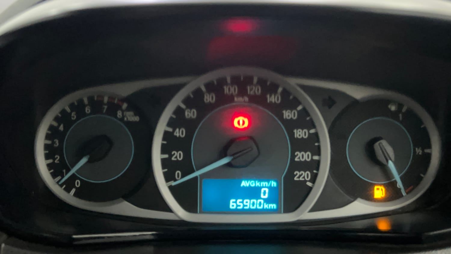 Used 2017 Ford Figo Titanium 1.2 Ti-VCT Petrol Manual interior CLUSTERMETER VIEW