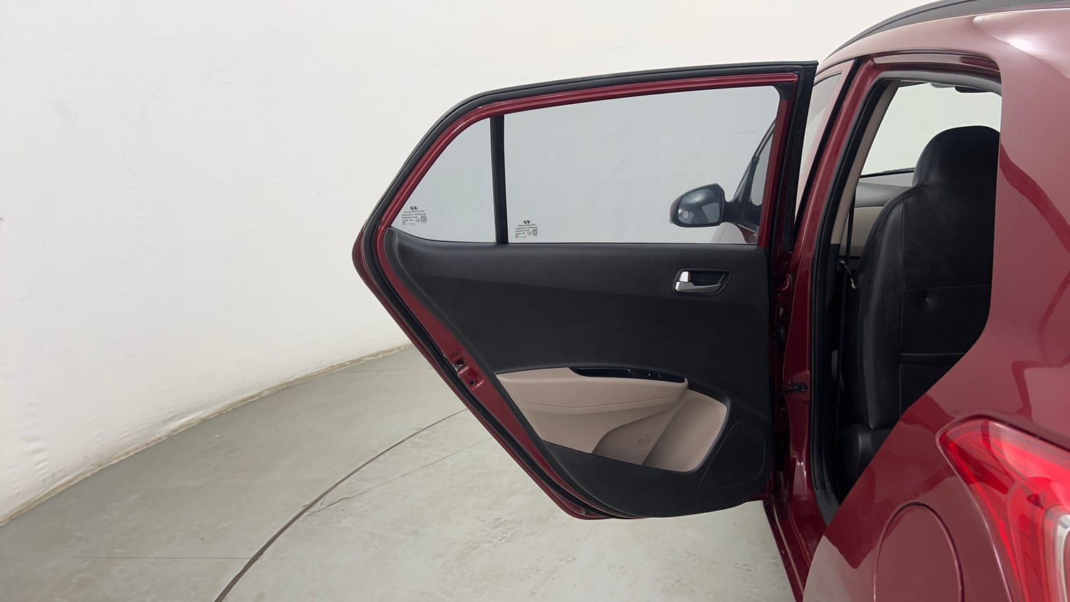 Used 2013 Hyundai Grand i10 Asta 1.2 Kappa VTVT (O) Petrol Manual interior LEFT REAR DOOR OPEN VIEW