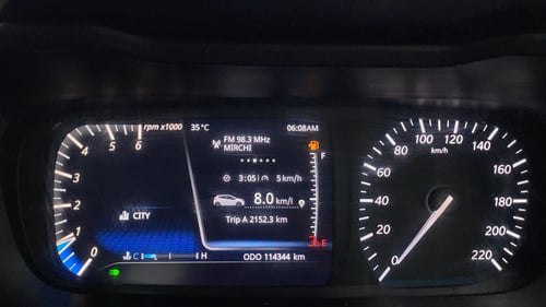 Used 2023 Tata Altroz XZ Plus Diesel Diesel Manual interior CLUSTERMETER VIEW
