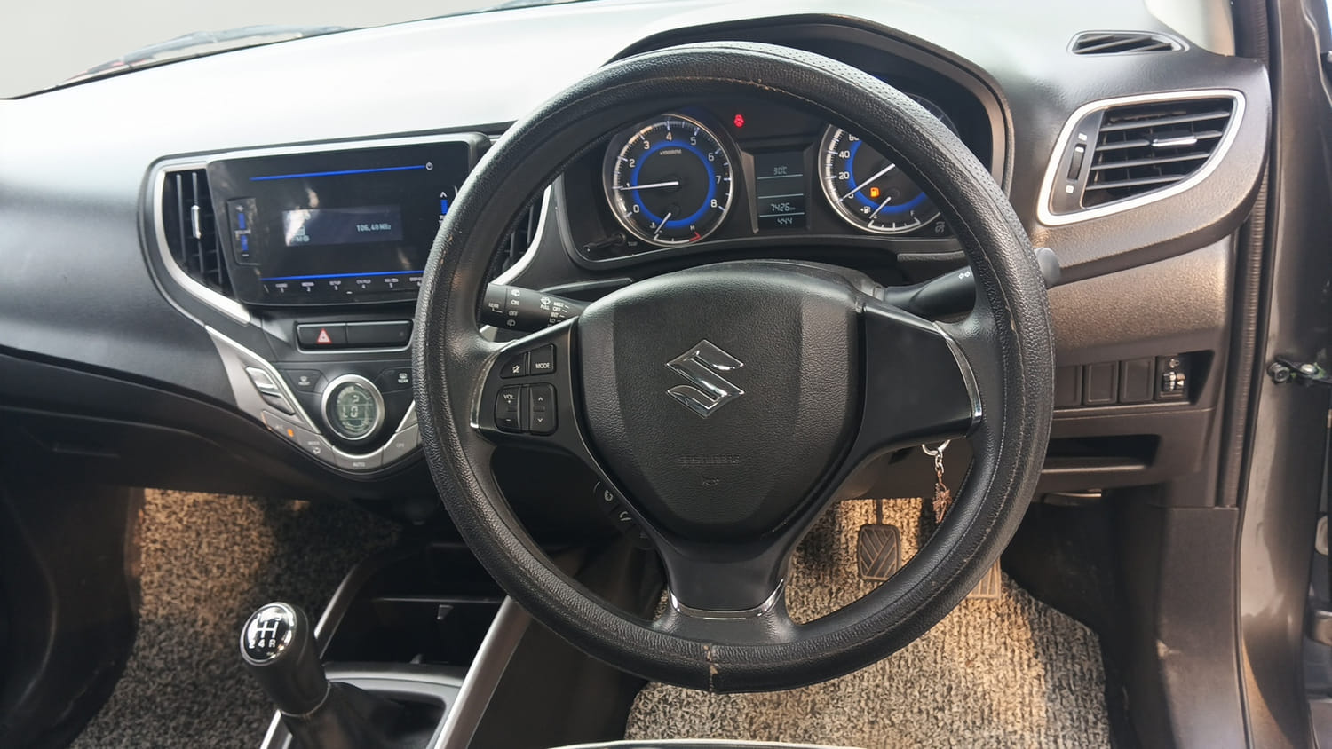 Used 2021 Maruti Suzuki Baleno Delta Petrol Manual interior STEERING VIEW