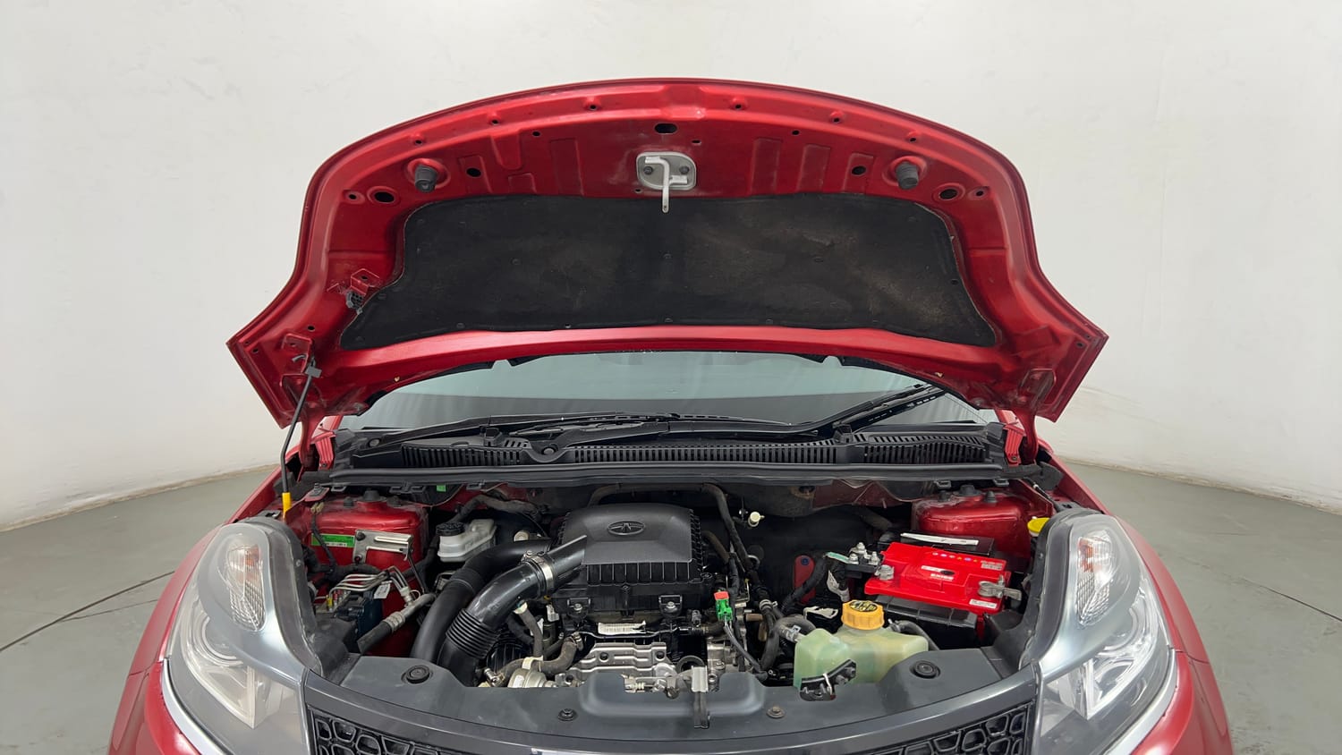 Used 2018 Tata Nexon XZA Plus Petrol Petrol Automatic engine ENGINE & BONNET OPEN FRONT VIEW
