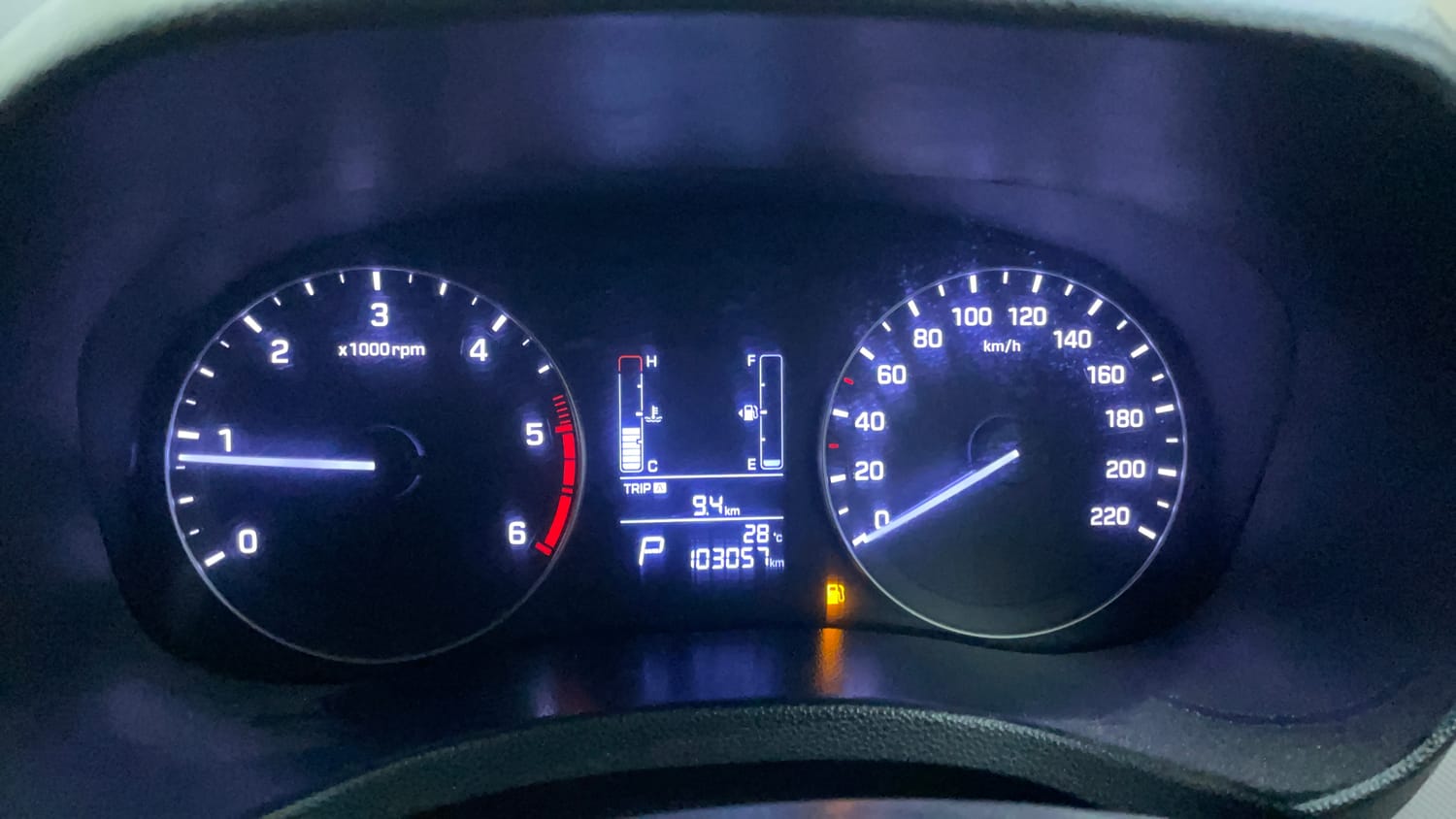 Used 2018 Hyundai Creta SX Plus 1.6 AT CRDI Diesel Automatic interior CLUSTERMETER VIEW