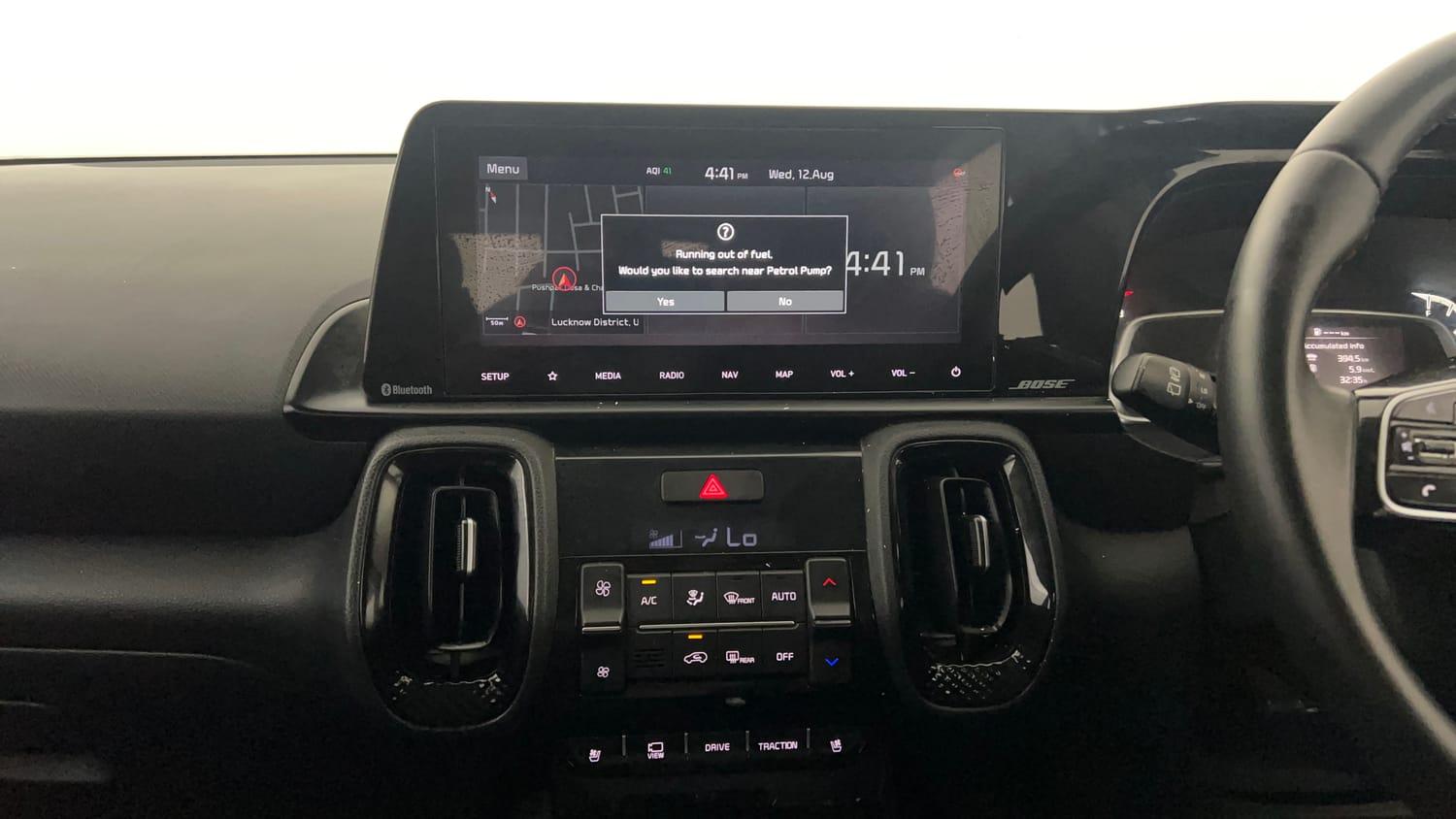 Used 2021 Kia Sonet GTX Plus 1.0 DCT Petrol Automatic interior MUSIC SYSTEM & AC CONTROL VIEW