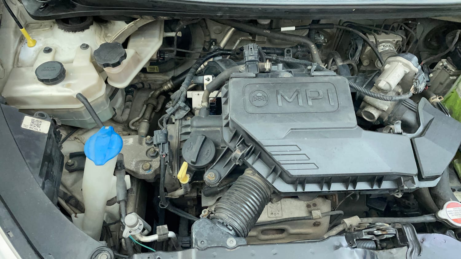Used 2020 Hyundai Santro Sportz Petrol Manual engine ENGINE RIGHT SIDE VIEW