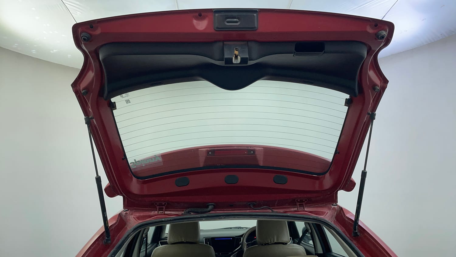 Used 2019 Maruti Suzuki Baleno Delta MT Petrol Manual interior DICKY DOOR OPEN VIEW