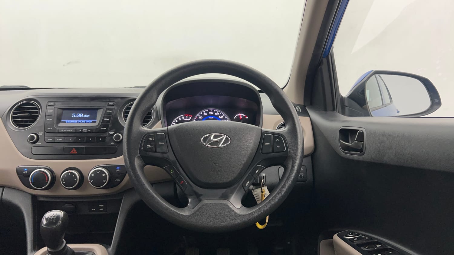 Used 2019 Hyundai Grand i10 Magna 1.2 Kappa VTVT Petrol Manual interior STEERING VIEW