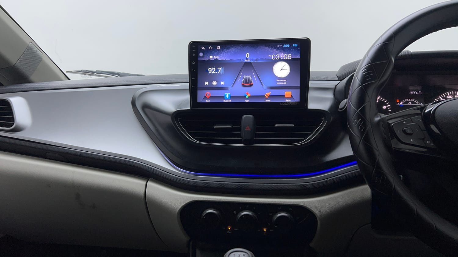 Used 2022 Tata Altroz XE Petrol Petrol Manual interior MUSIC SYSTEM & AC CONTROL VIEW