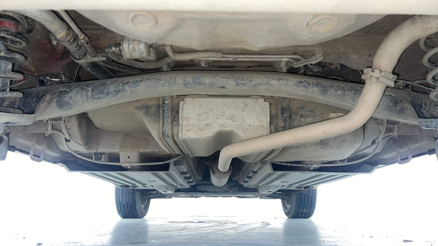 Used 2022 Maruti Suzuki Brezza Zxi Plus Dual Tone Petrol Manual extra REAR UNDERBODY VIEW (TAKEN FROM REAR)