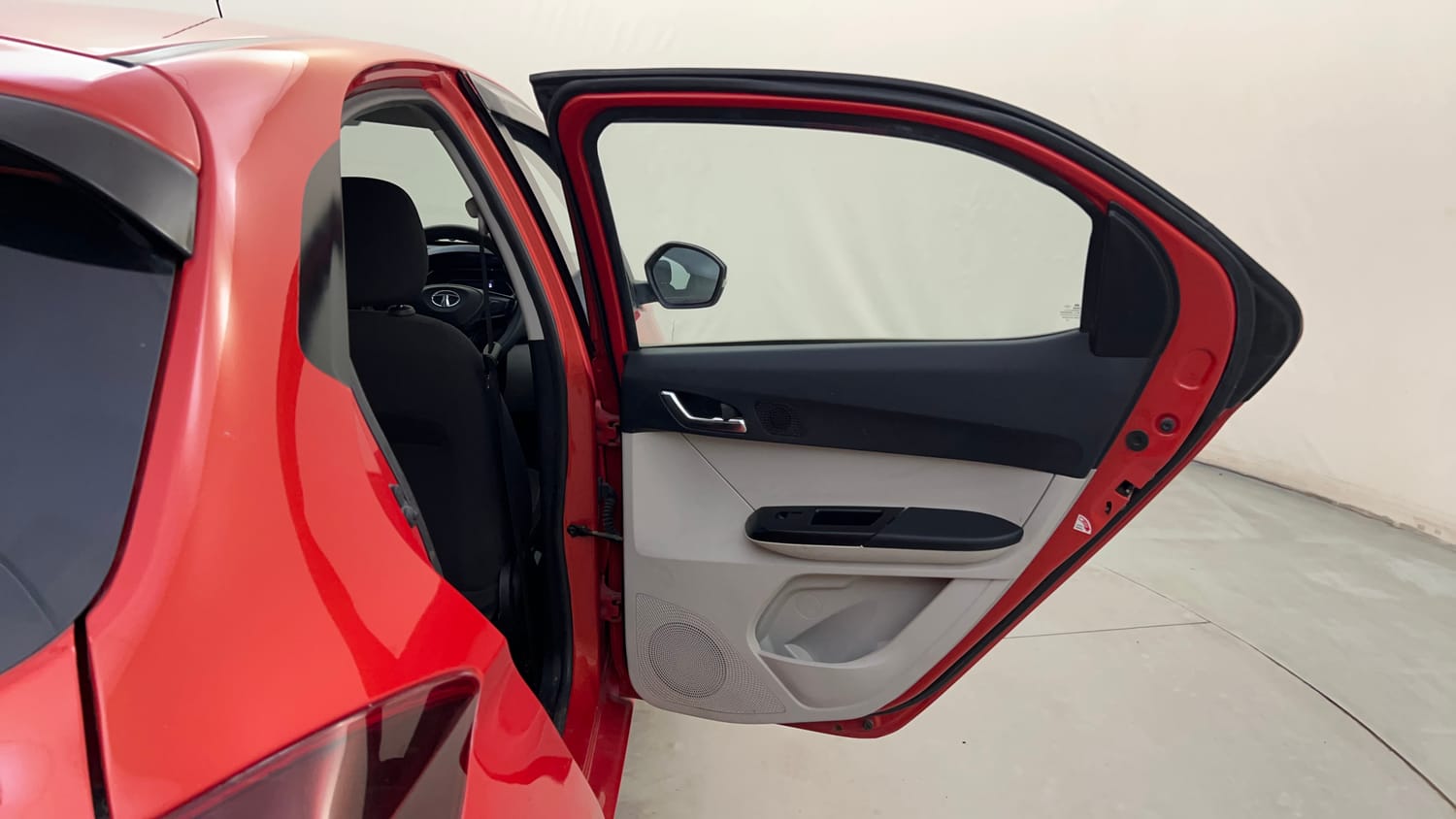 Used 2023 Tata Tiago XZA Plus Petrol Automatic interior RIGHT REAR DOOR OPEN VIEW