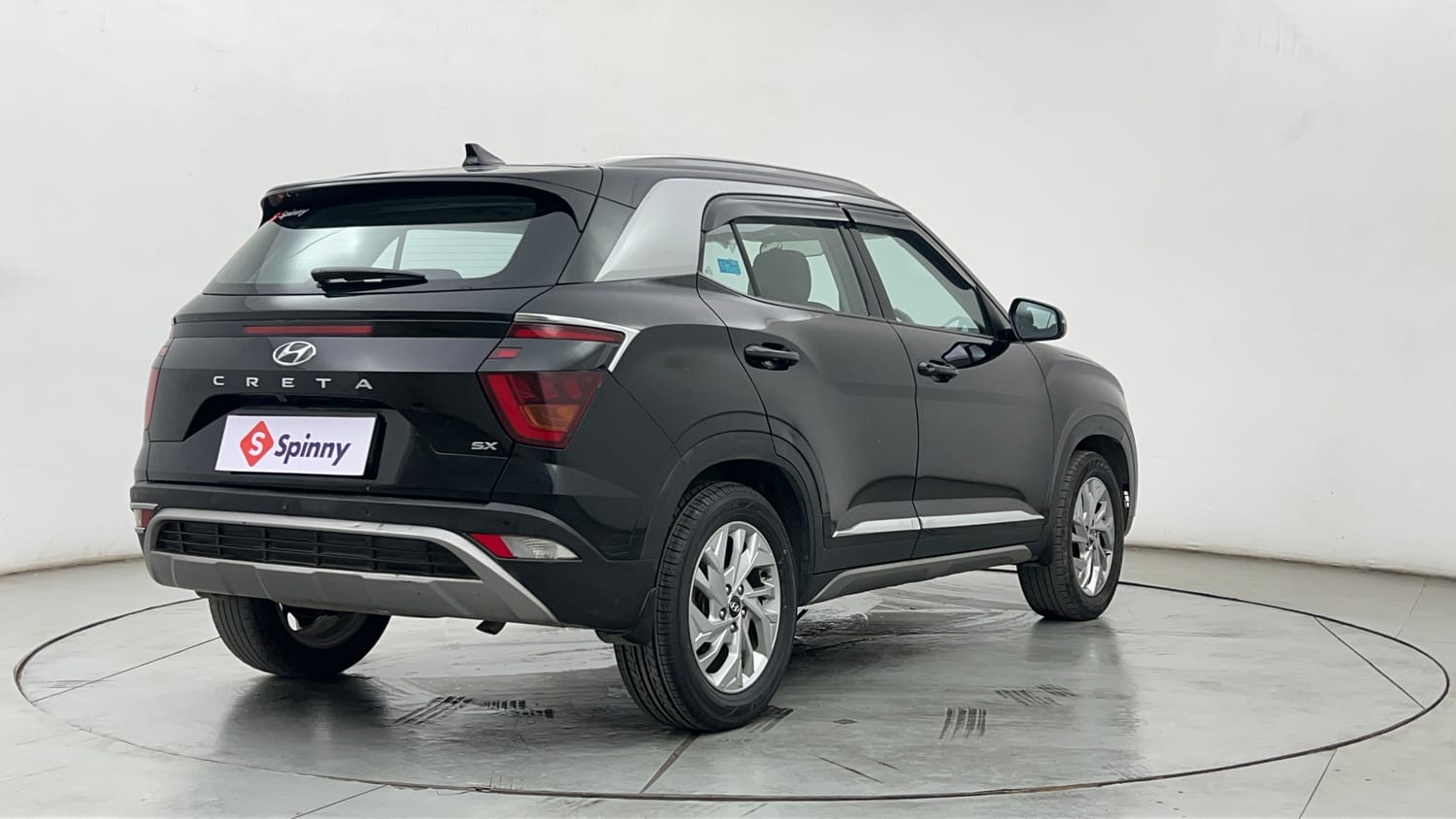 Used 2022 Hyundai Creta SX 1.5 Petrol Executive Petrol Manual exterior RIGHT REAR CORNER VIEW