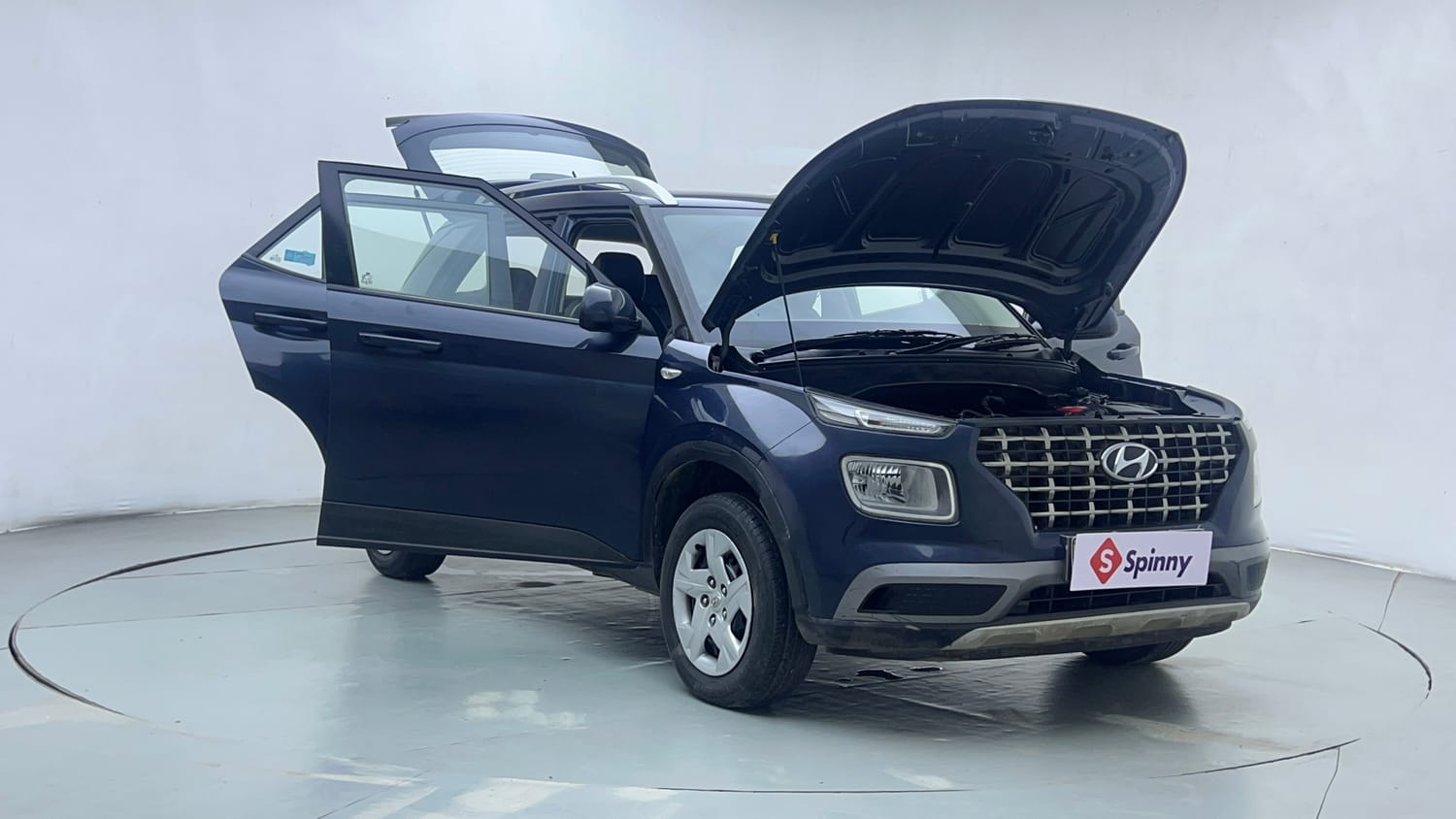 Used 2019 Hyundai Venue S 1.2 Petrol Petrol Manual exterior RIGHT FRONT CORNER VIEW