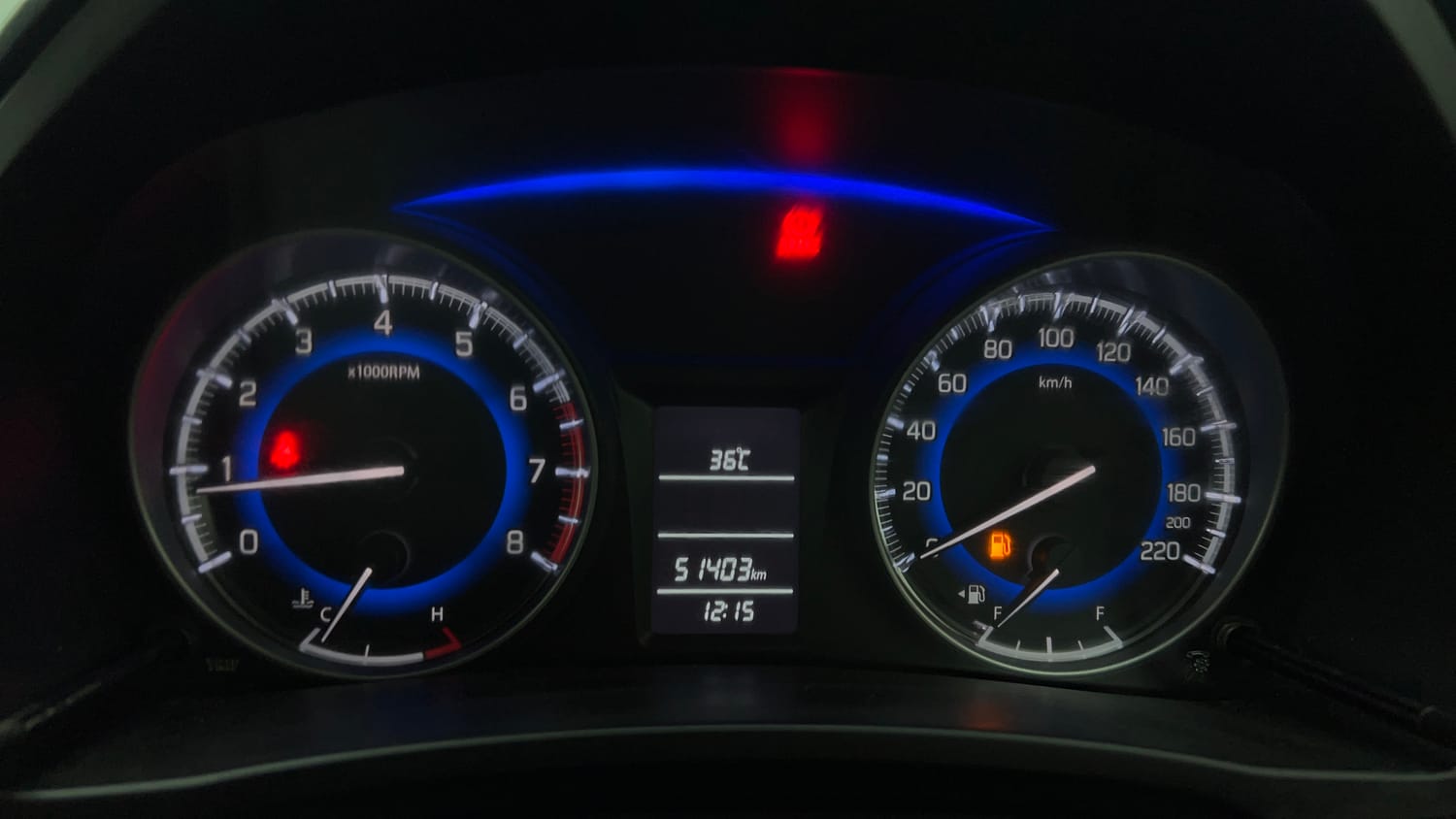 Used 2017 Maruti Suzuki Baleno Delta 1.2 Petrol Manual interior CLUSTERMETER VIEW