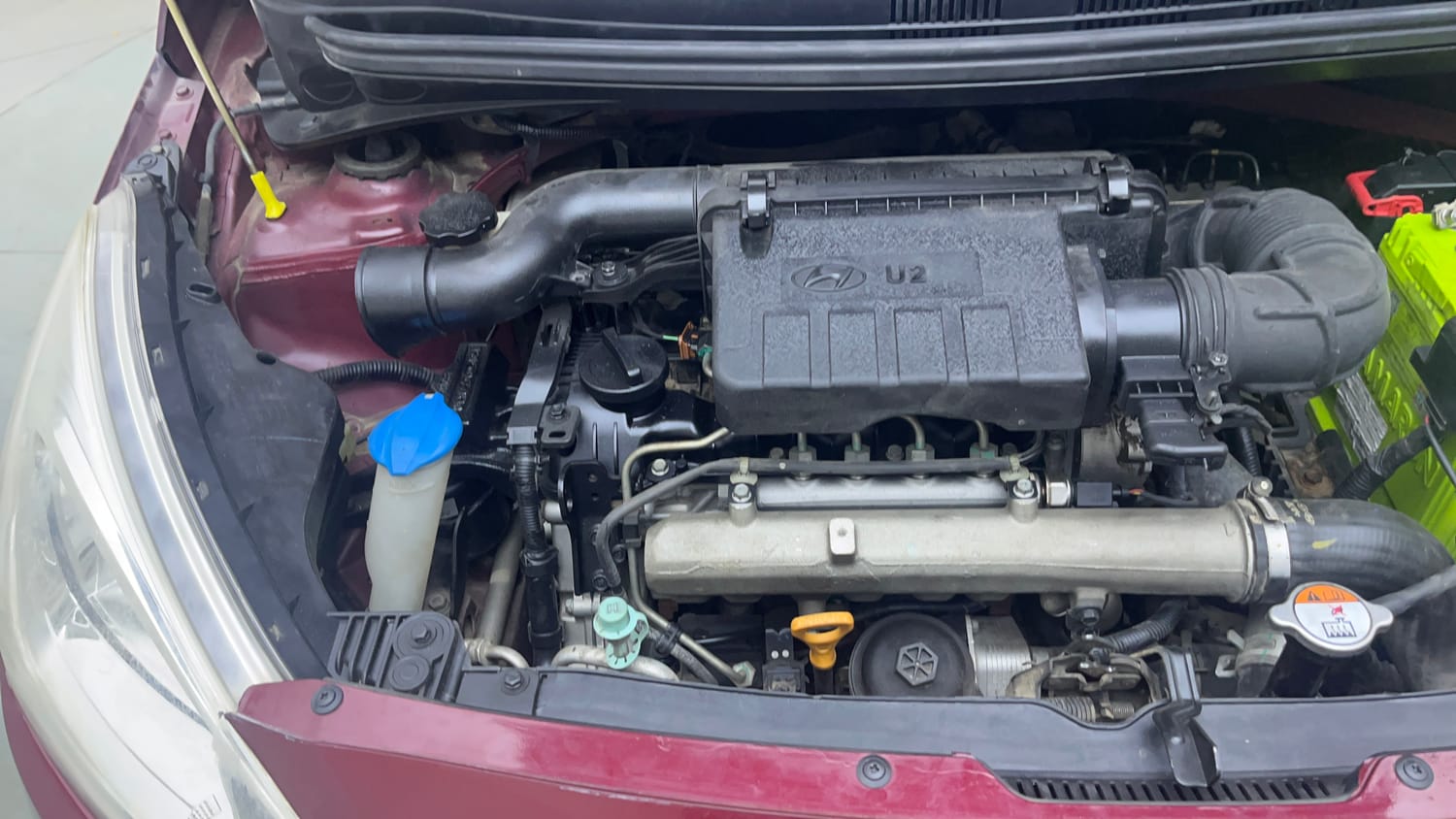 Used 2017 Hyundai Grand i10 Asta 1.1 CRDi Diesel Manual engine ENGINE RIGHT SIDE VIEW